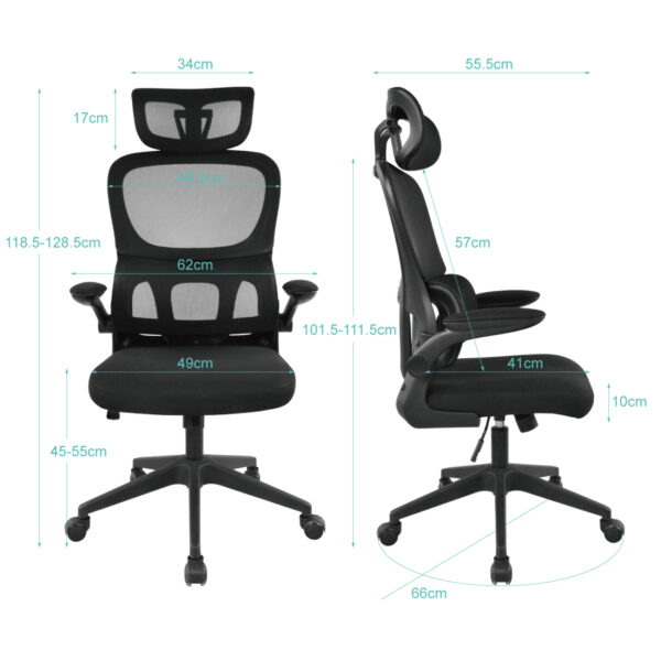 Silla de oficina - altura regulable - ergonómica - VDD World ES