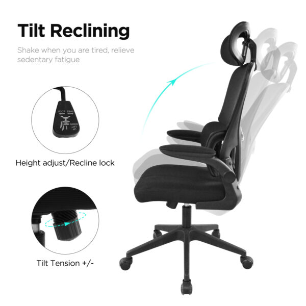 Silla de oficina - altura regulable - ergonómica - VDD World ES