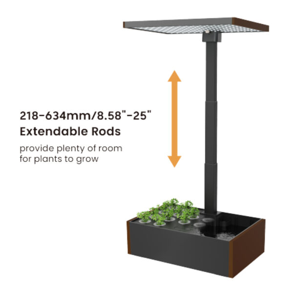 VDD Grow box - Jardín de interior - Jardín de interior con iluminación LED - Invernadero de interior - VDD World ES